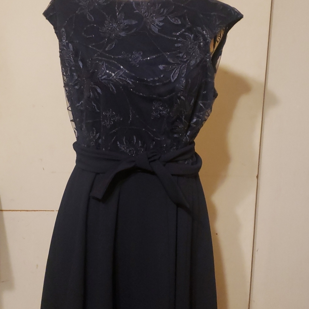 Navy blue dress